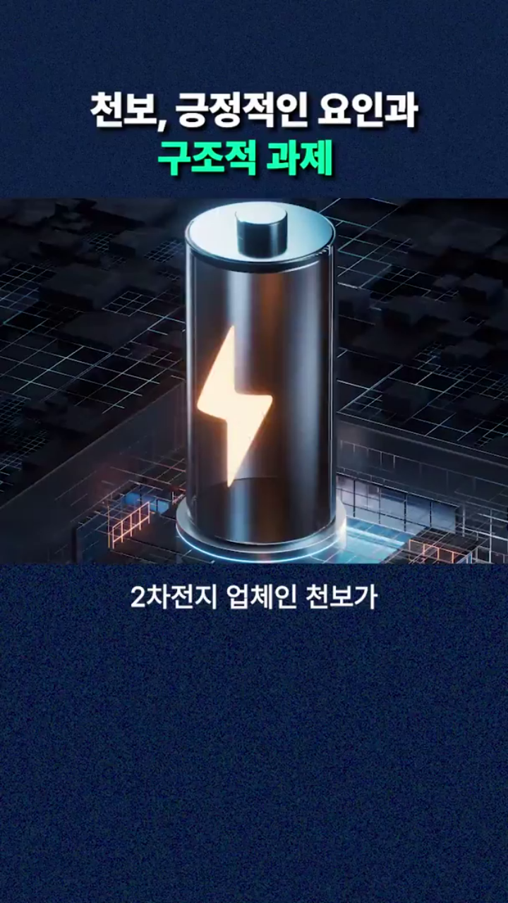 천보, 긍정적 요인과 구조적 문제에서의 고민